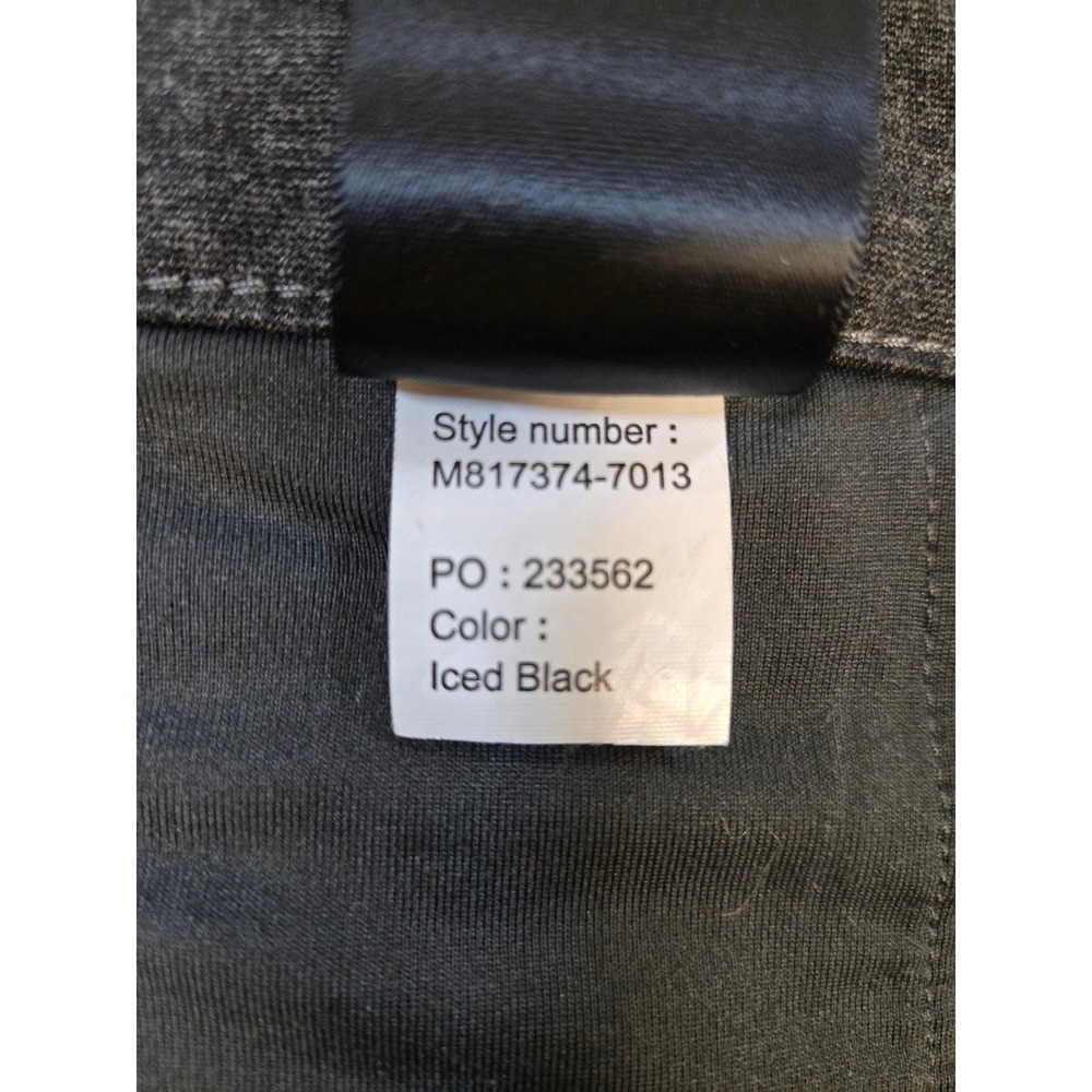 Paige Fraser Trousers Mens 34 Iced Black Heathered Knit Slim Fit Pants M817374 - Picture 4 of 10